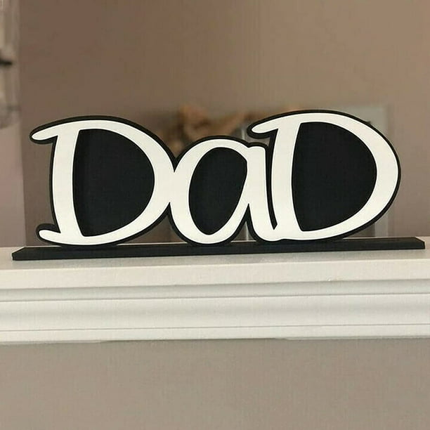 Details about   Creative Dad Papa Design Picture Frame Photo Holder Fathers Day Ornaments Decor
